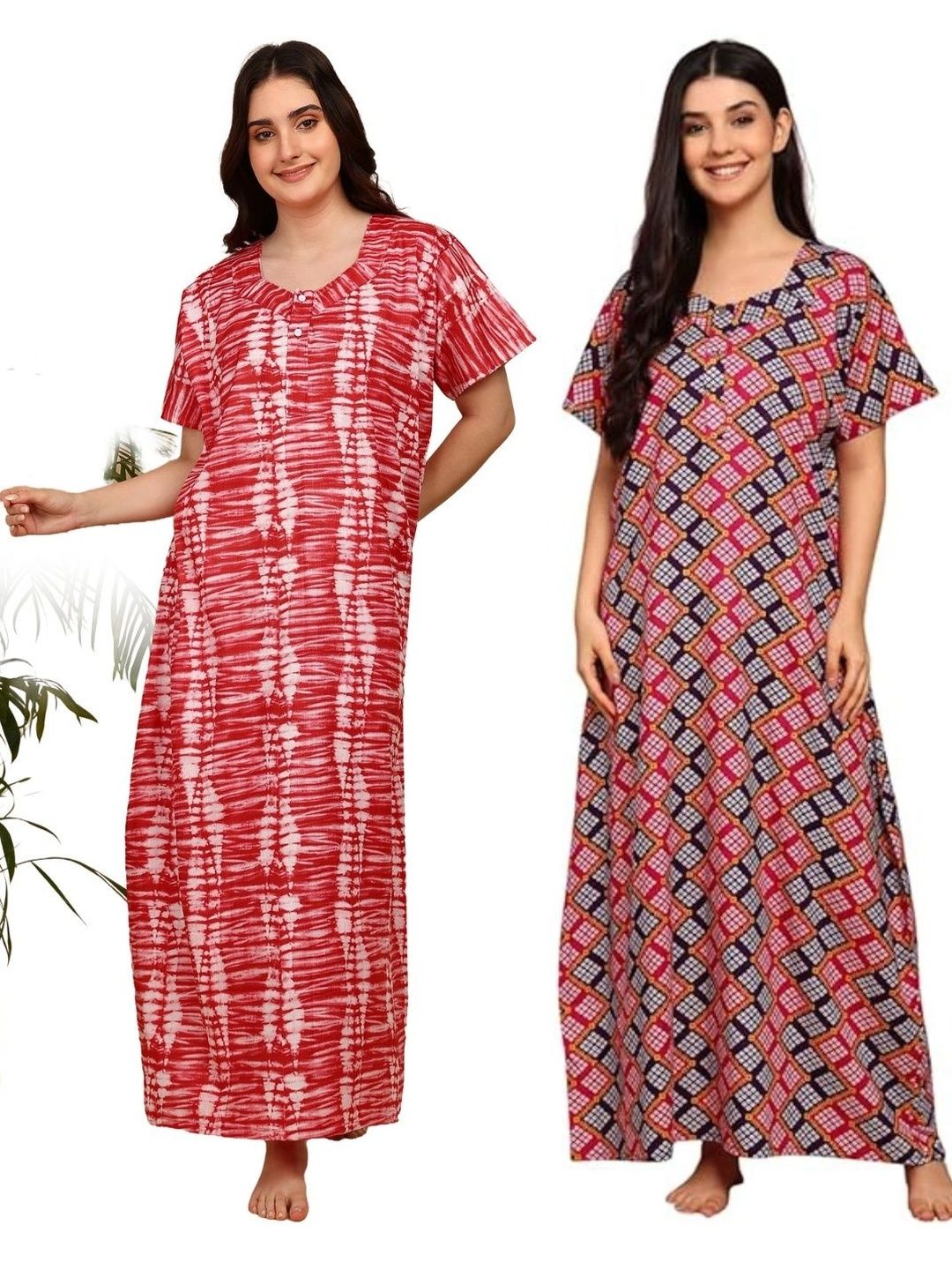 KBNBJ Printed Maxi Nightdress-picture-39