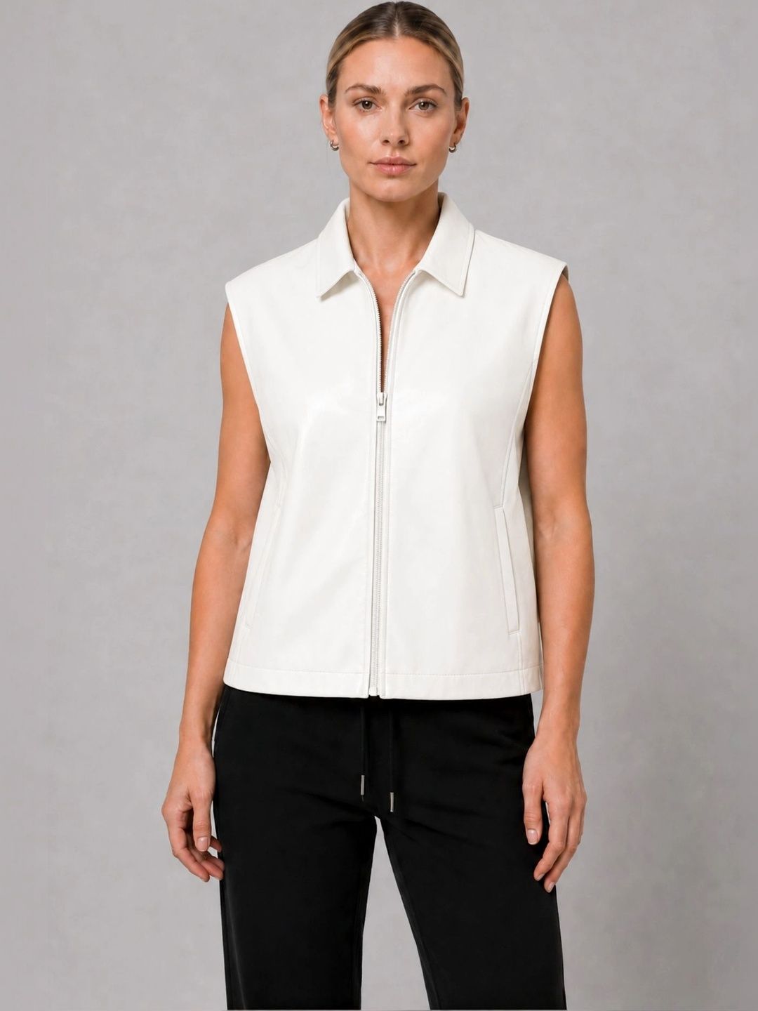 Raxedo Women Leather Training or Gym Jacket-picture-14