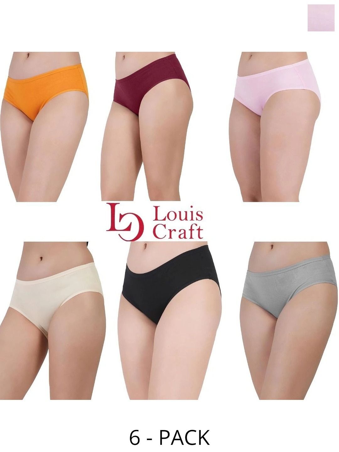 Bebron Women Pack of 6 Assorted Bikini-picture-11
