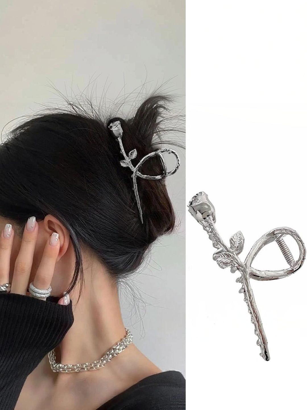 S.A.V.I Women Embellished Claw Clip-picture-16
