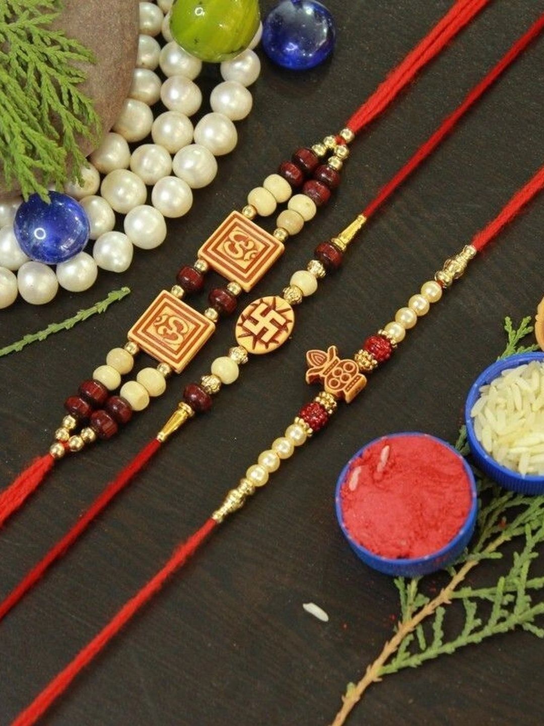 Sangria Thread Rakhi-picture-42