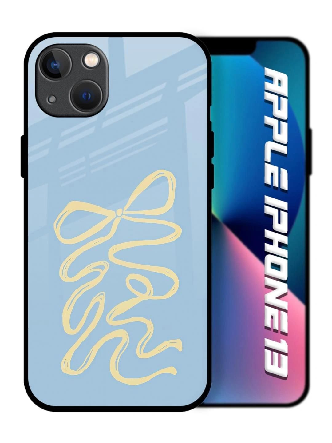 QRIOH Abstract Printed iPhone 13 Back Case Mobile Accessories-image-25