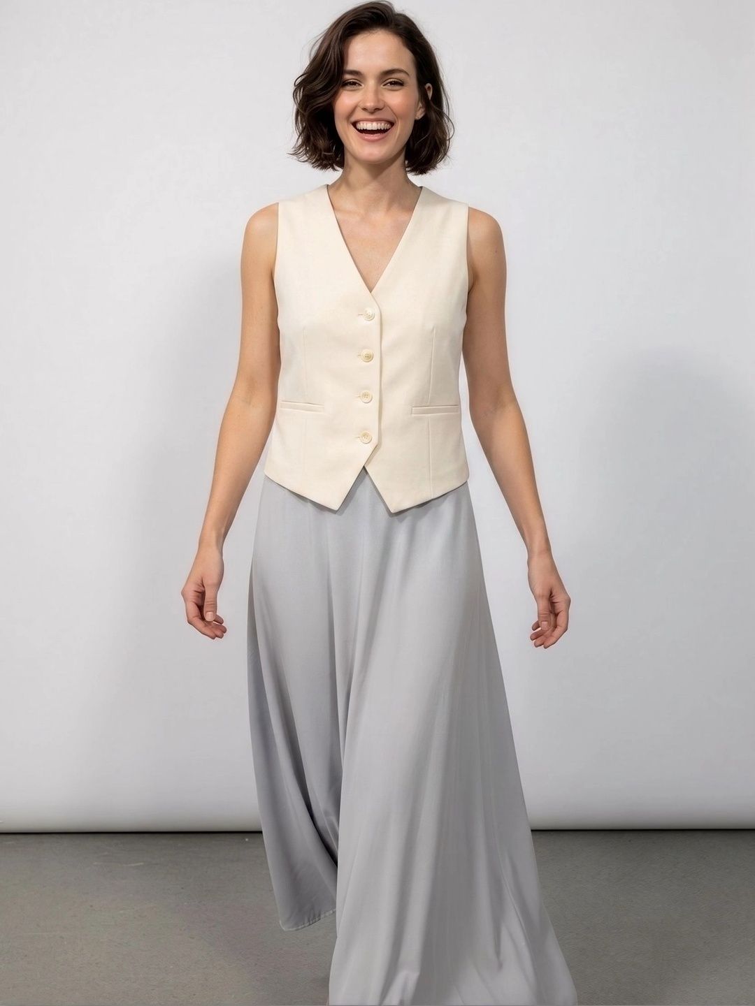 Neet V-Neck Waistcoat-picture-24