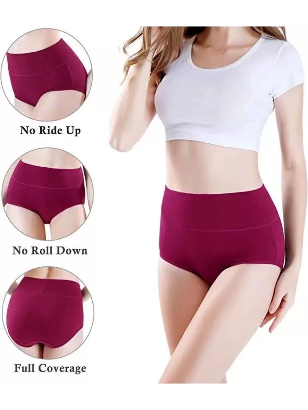 Bebron Women Assorted Basic Briefs-picture-18