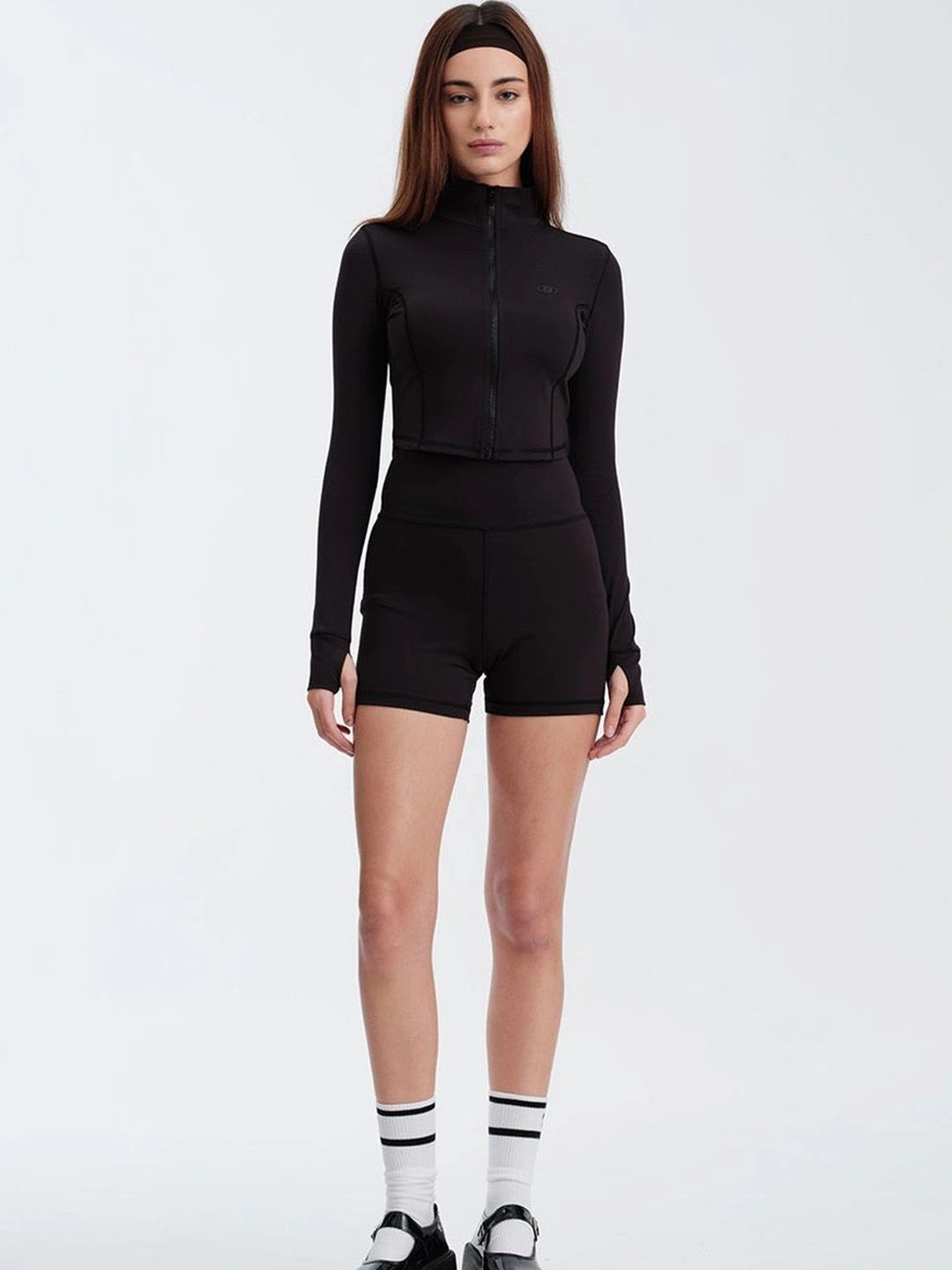 Bonkers Corner Women Lightweight Crop Sporty Jacket-picture-39