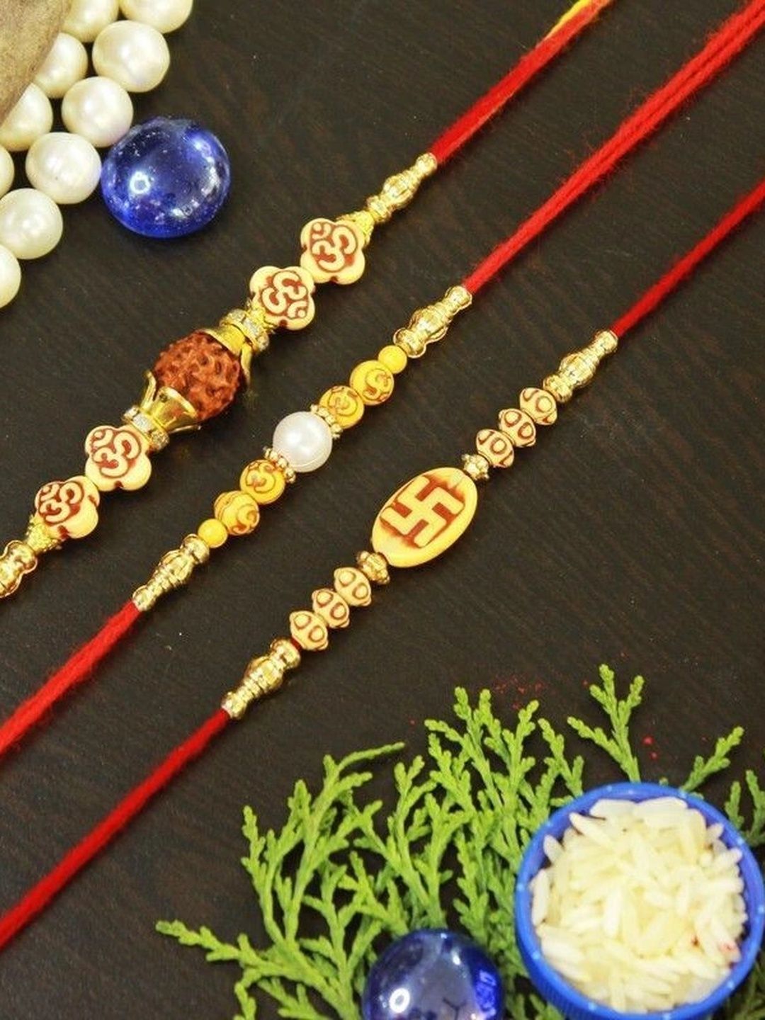 Sangria Thread Rakhi-picture-42
