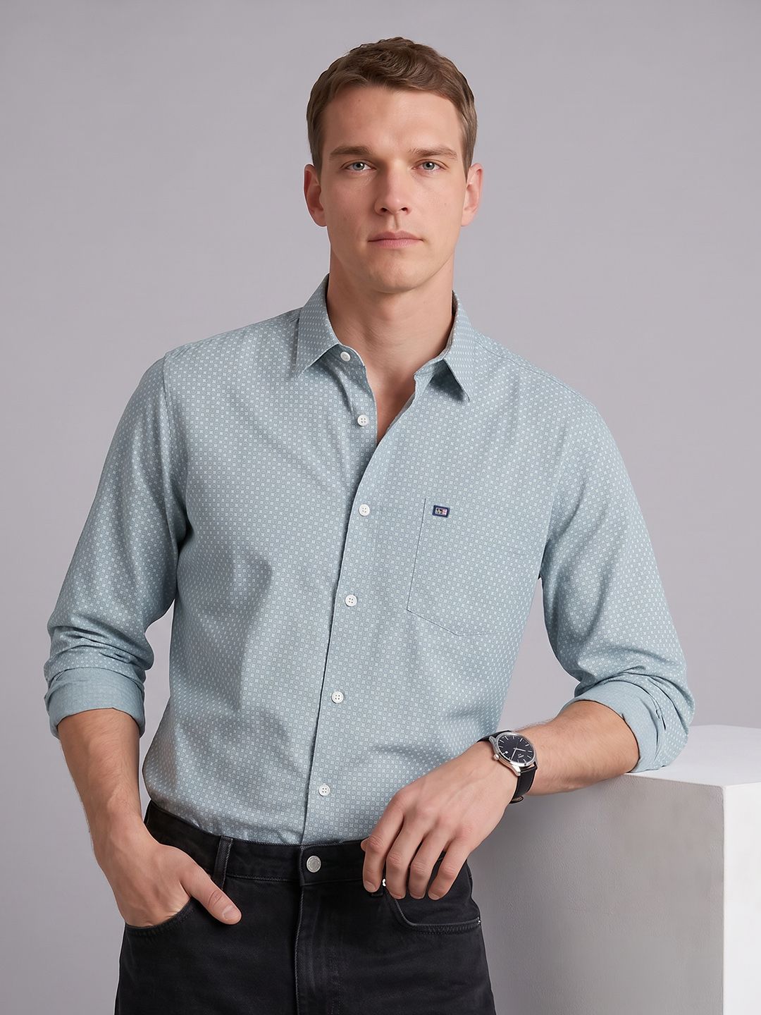 Arrow Sport Slim Fit Printed Casual Shirt-image-40