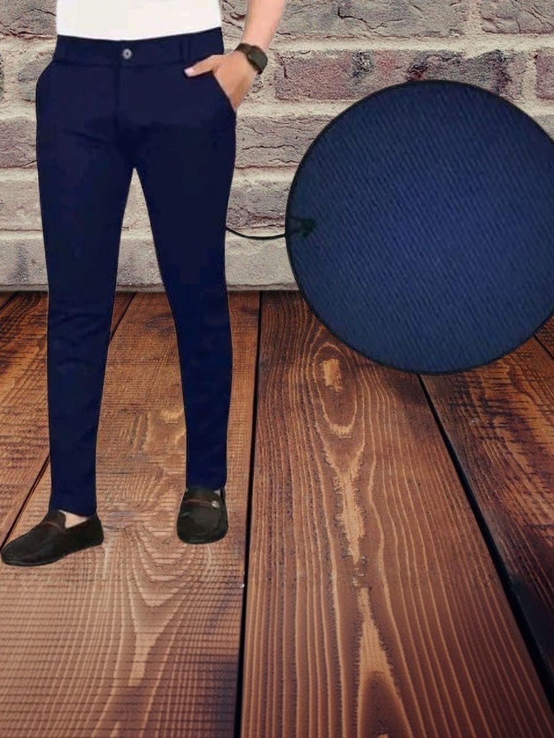 Nitya TrackP Men Smart Slim Fit Trousers-image-45