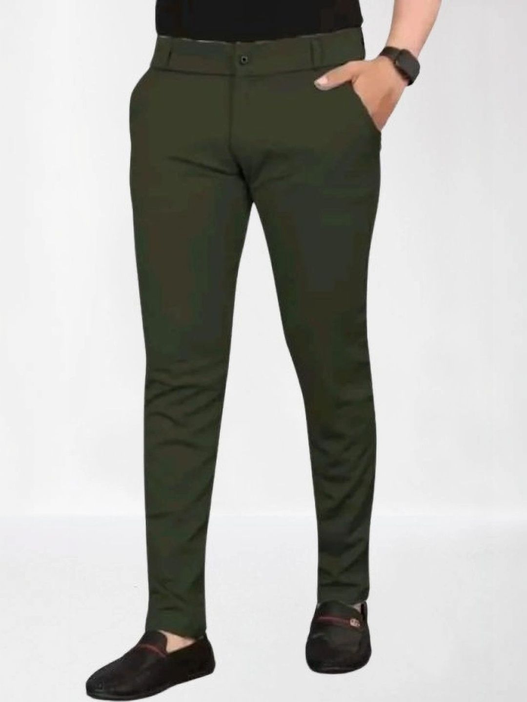 Nitya TrackP Men Smart Slim Fit Trousers-picture-39