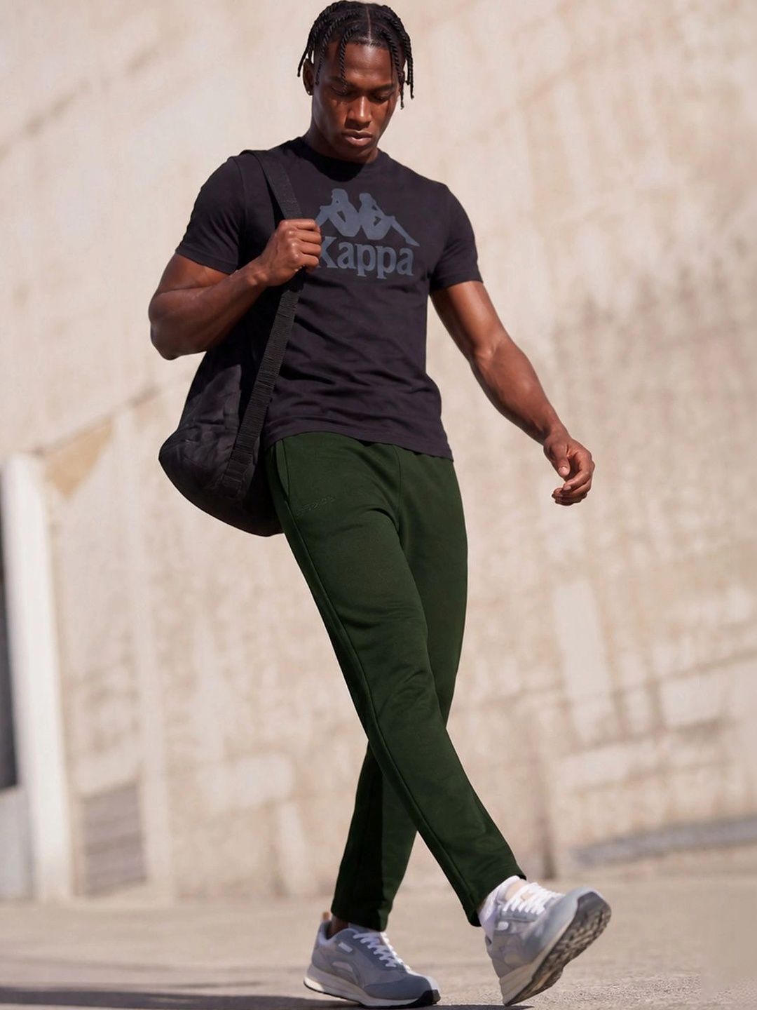 Kappa Men Regular Fit Training Track Pants-picture-17