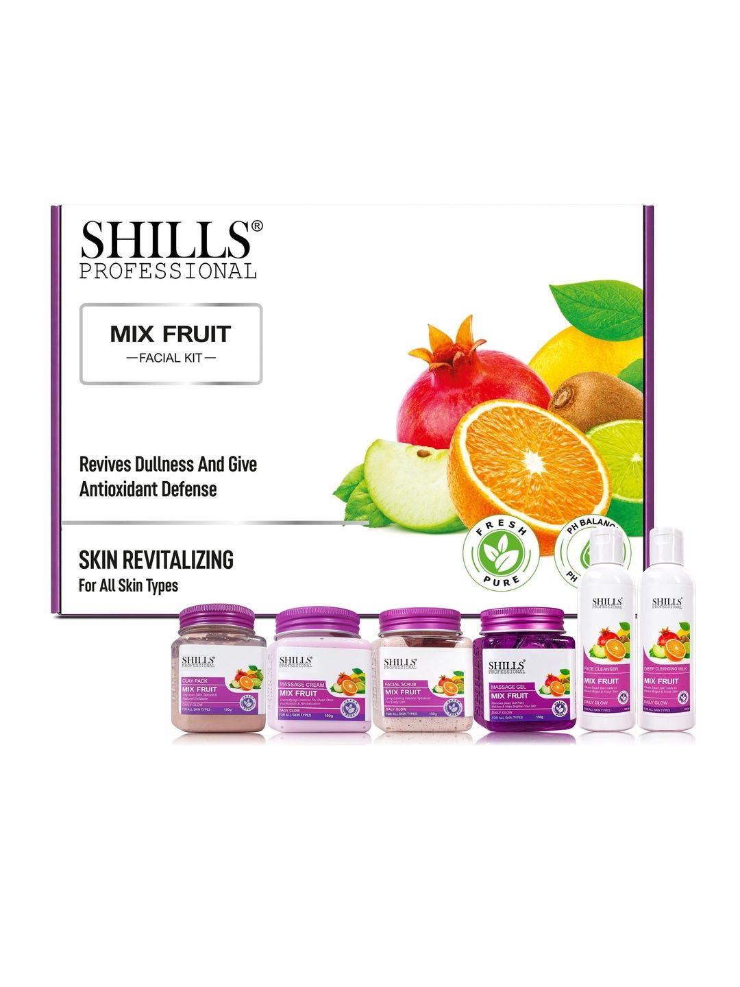 shills professional Mix Fruit Facial Kit - 800 ml-picture-28