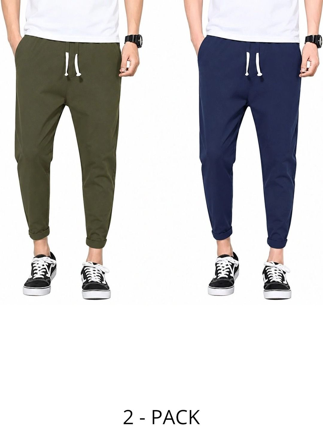 MFB Men Pack of 2 Regular Fit Dry Fit Training Joggers-picture-28