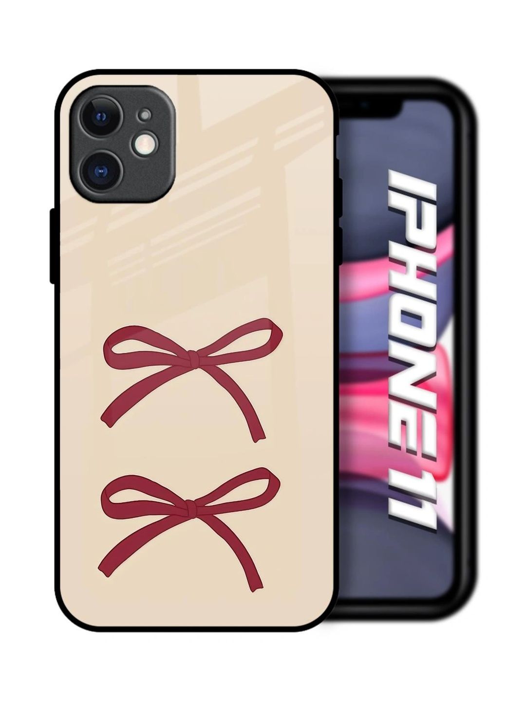 QRIOH Quirky Printed iPhone 11 Back Case Mobile Accessories-image-22