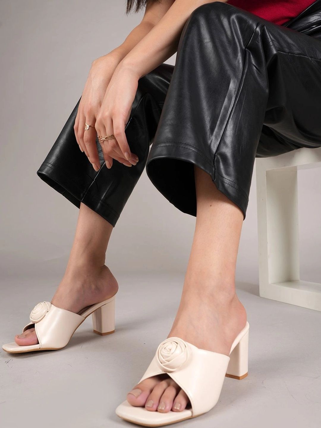 BELVE PARIS Block Mules-picture-34
