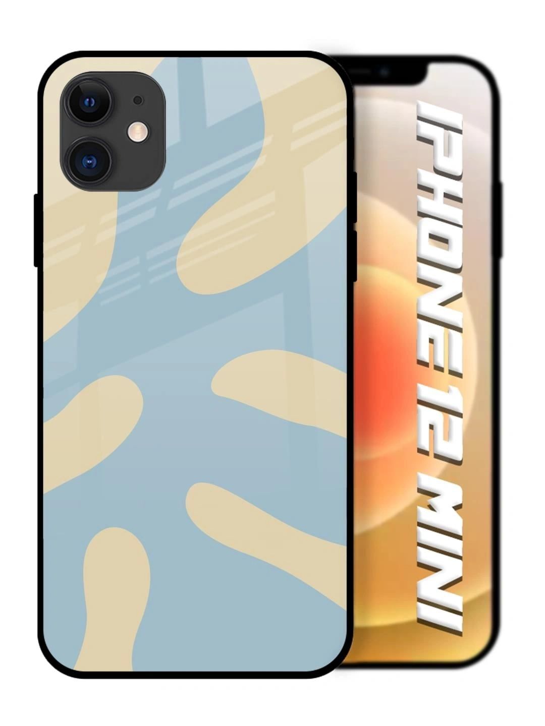 QRIOH Abstract Printed iPhone 12 Mini Back Case Mobile Accessories-picture-36