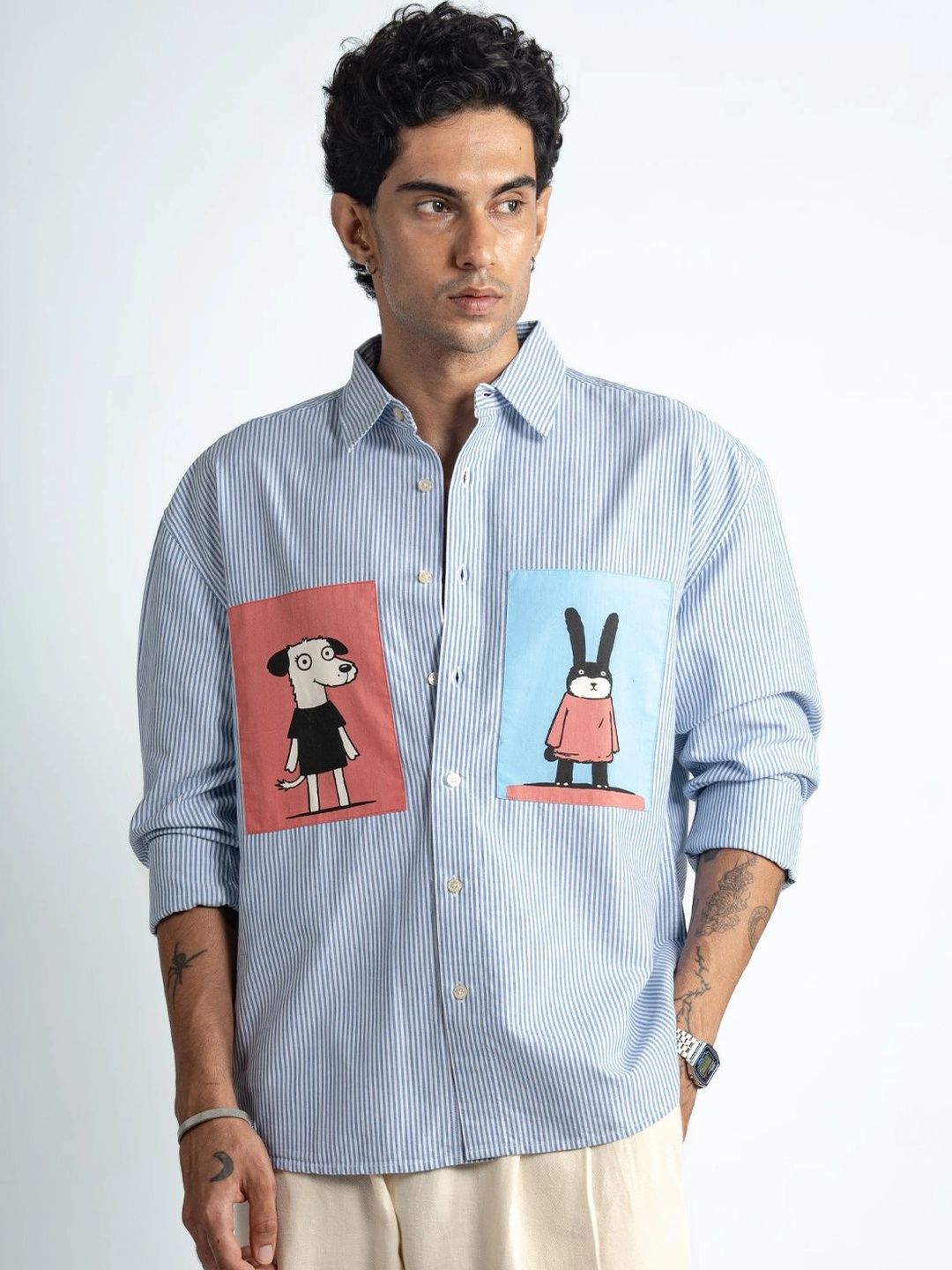 Powerlook Men Striped Casual Shirt-picture-31