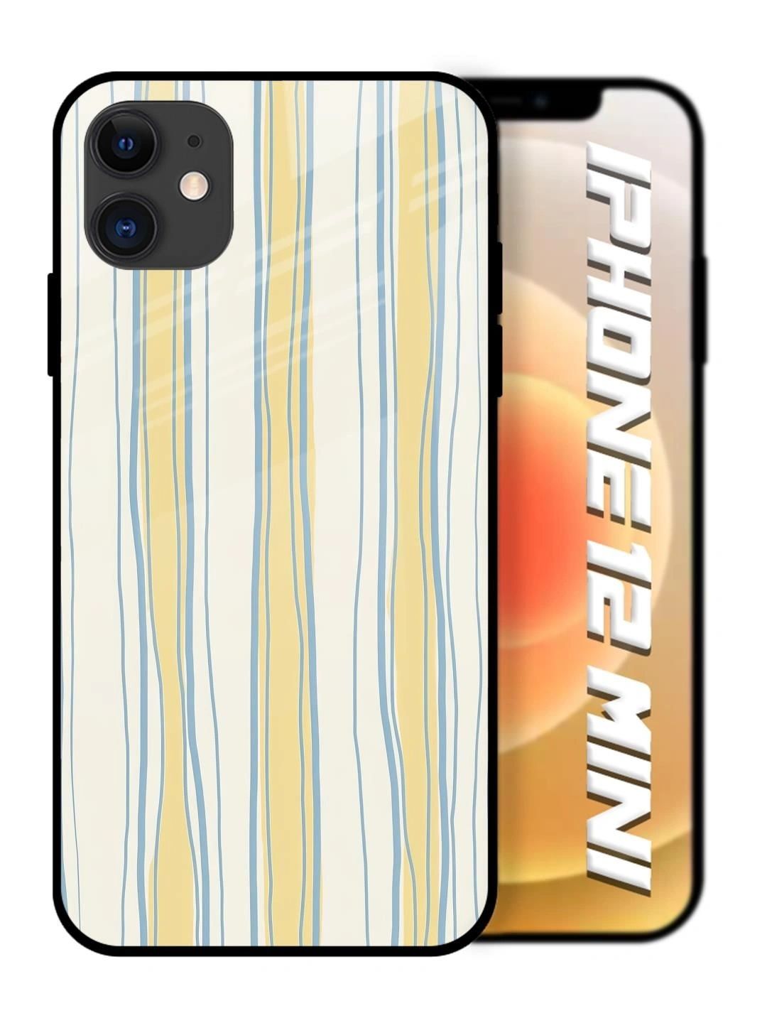 QRIOH Abstract Printed iPhone 12 Mini Back Case Mobile Accessories-picture-34
