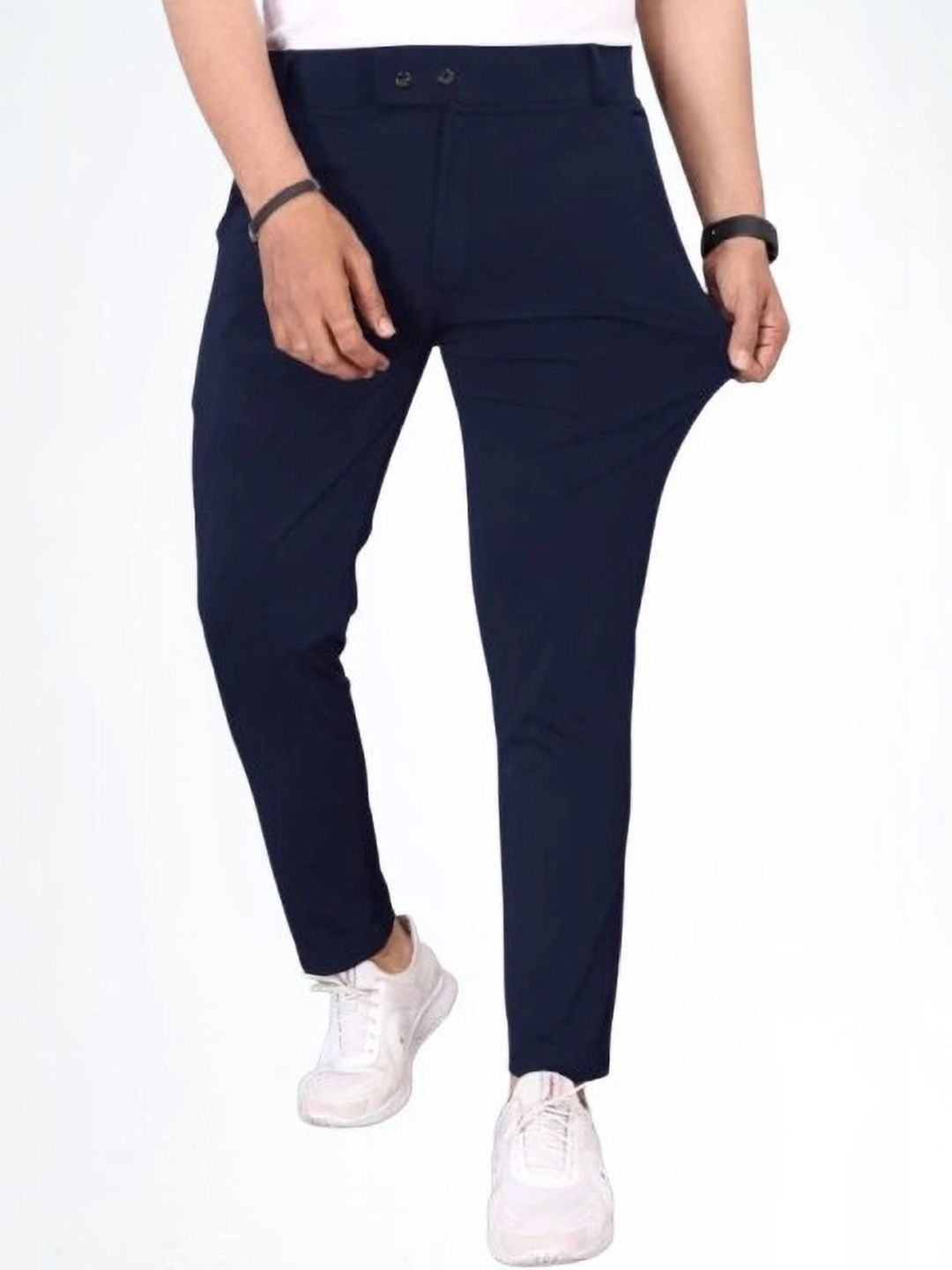 Nitya TrackP Men Smart Slim Fit Trousers-picture-18