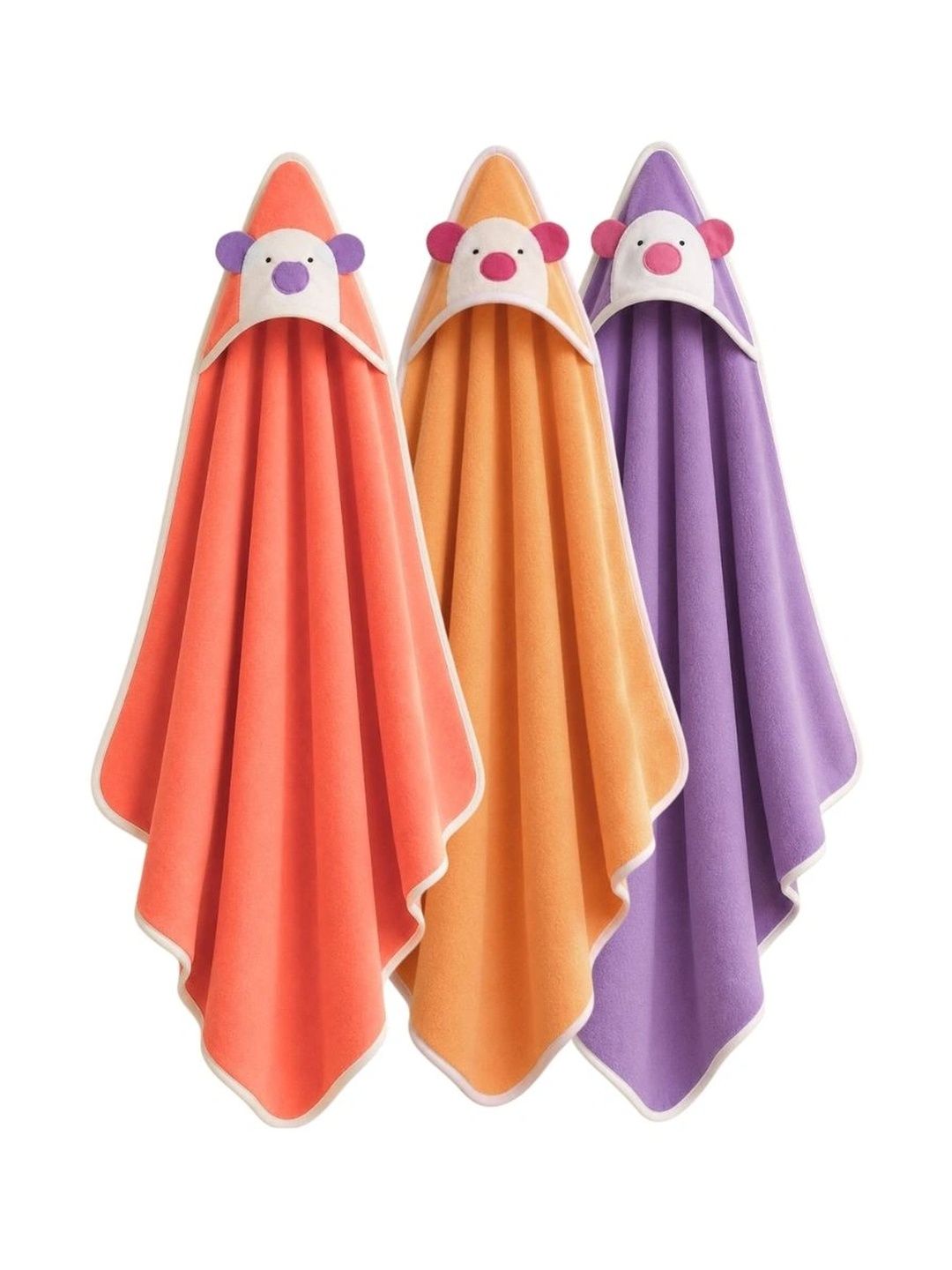 BabyZone Multicoloured Set of 3 Cartoon Characters Fleece AC Room 150 GSM Blanket-picture-33