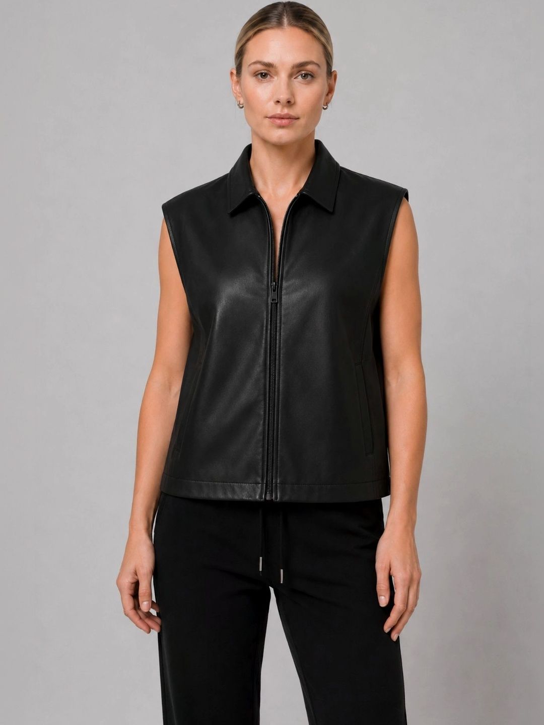 Raxedo Women Leather Training or Gym Leather Jacket-picture-43