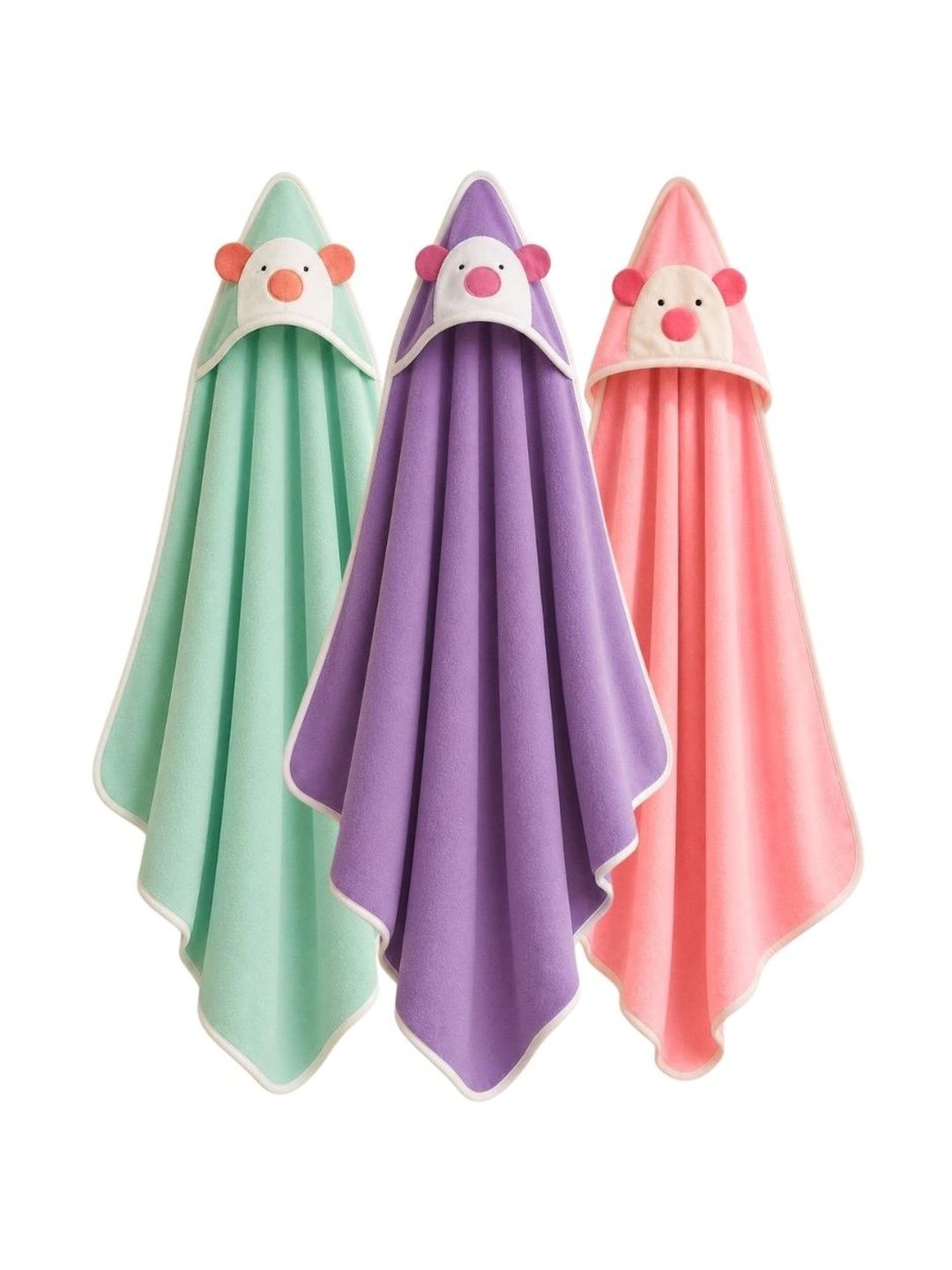 BabyZone Multicoloured Set of 3 Cartoon Characters Fleece AC Room 150 GSM Blanket-picture-34