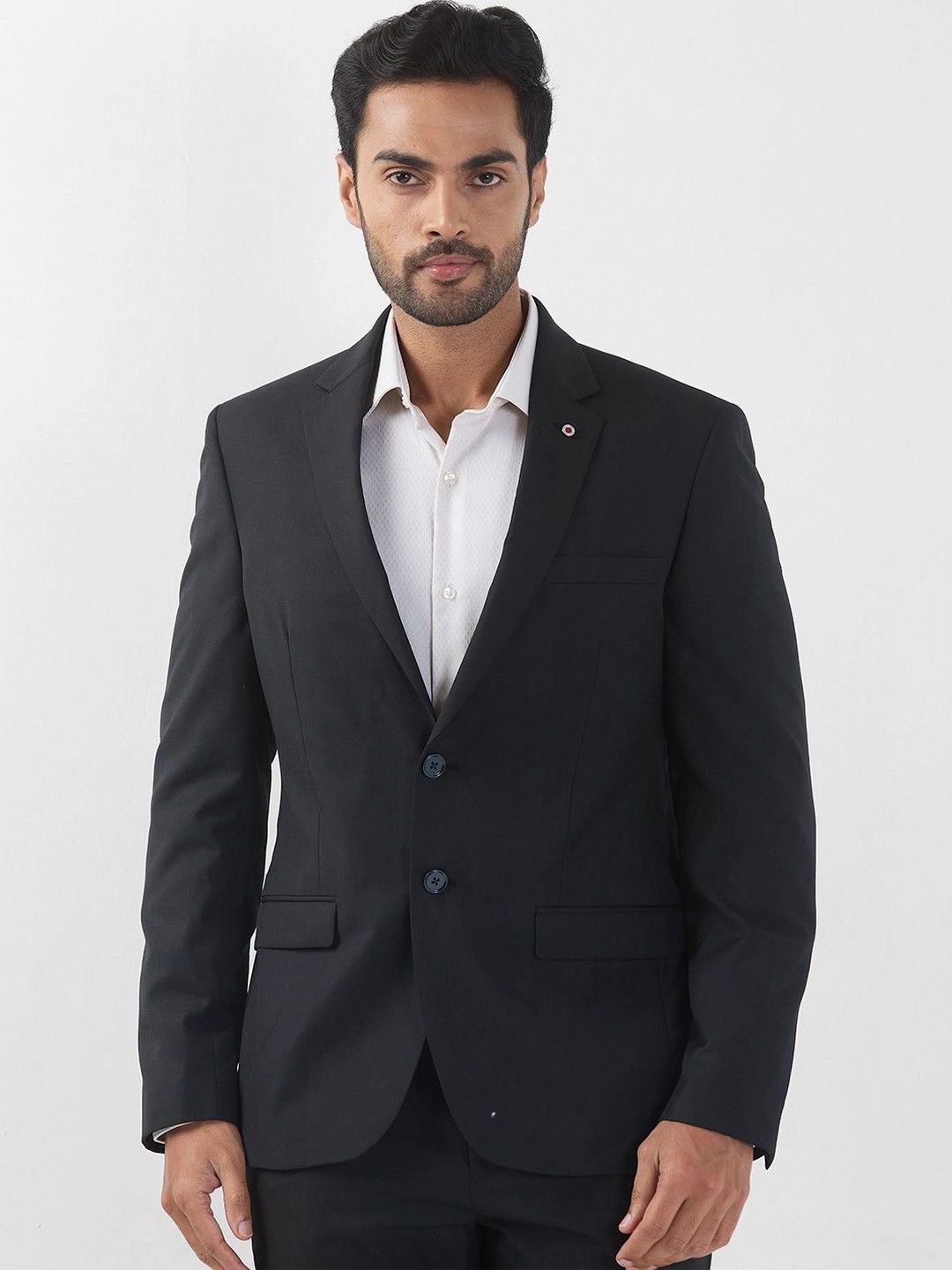 Raymond Notched Lapel Single-Breasted Formal Blazer-picture-22