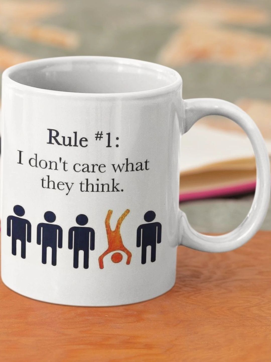 TAJNAN White Text or Slogans Printed Ceramic Glossy Mugs Set of Cups and Mugs-picture-37