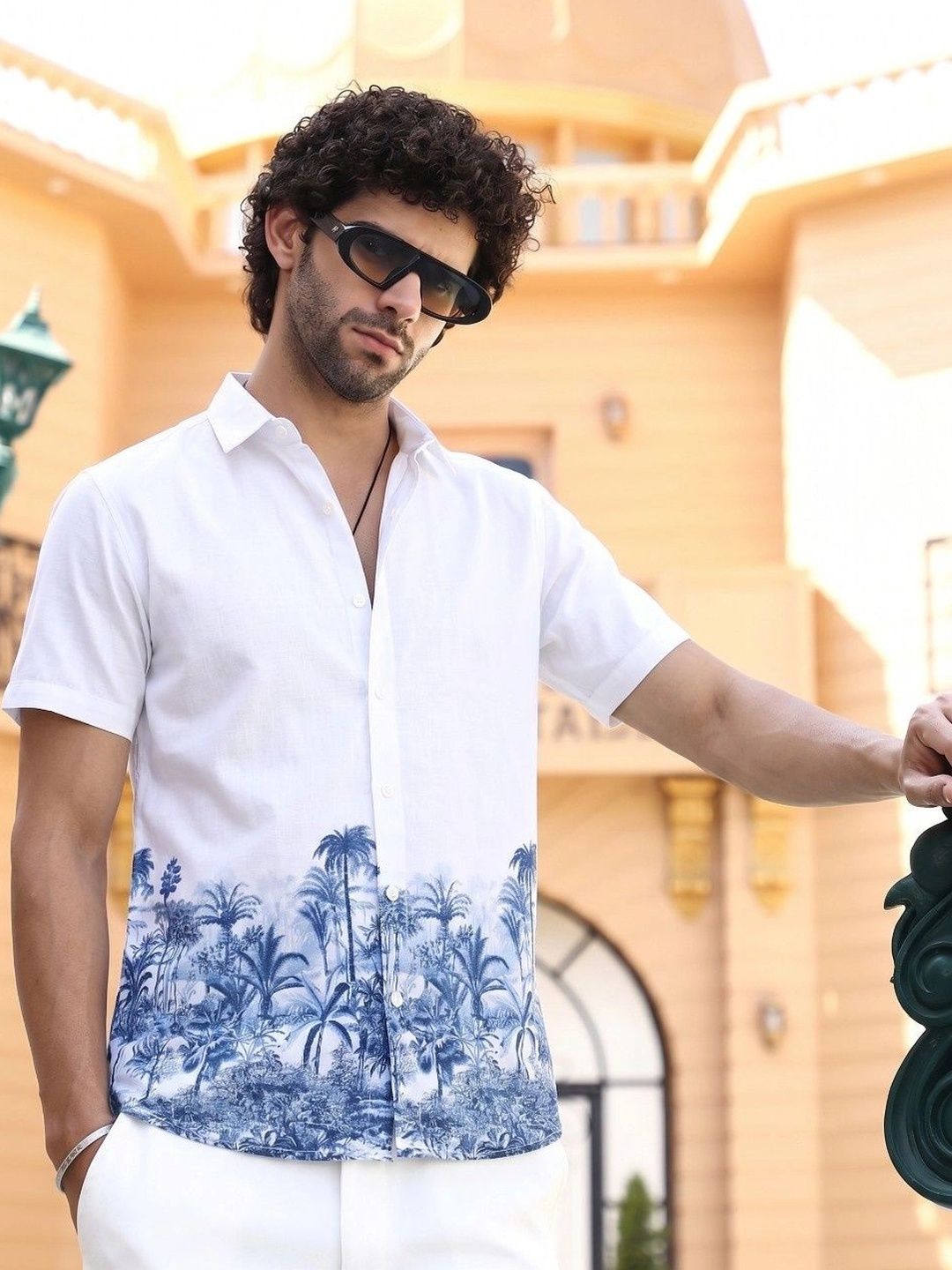 VELKYNOX Men Classic Printed Casual Shirt-picture-11