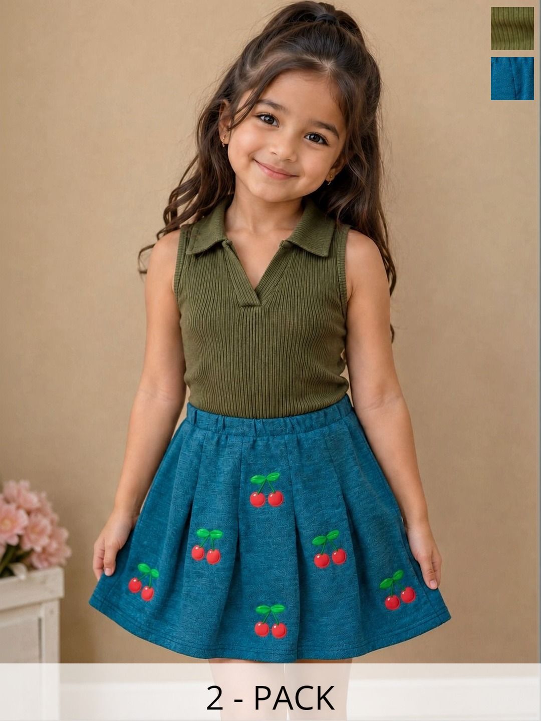 Ninas Girls Top with Skirt-picture-26