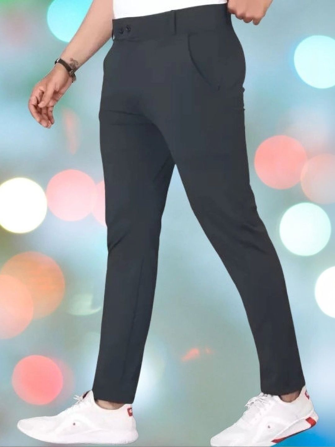 Nitya TrackP Men Smart Slim Fit Trousers-picture-39