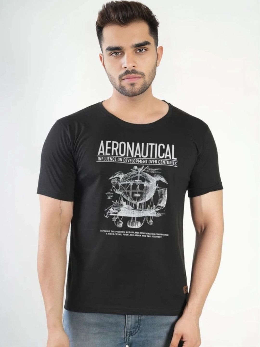 FLORA SHINE Men Printed Bio Finish T-shirt-picture-29