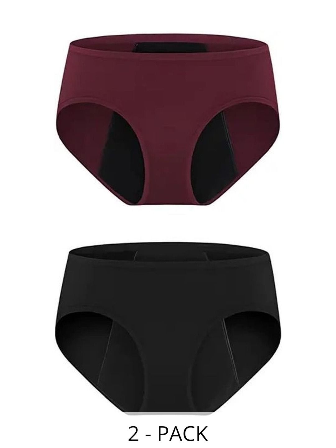Bebron Women Pack of 2 Assorted Cotton Period Briefs-picture-37