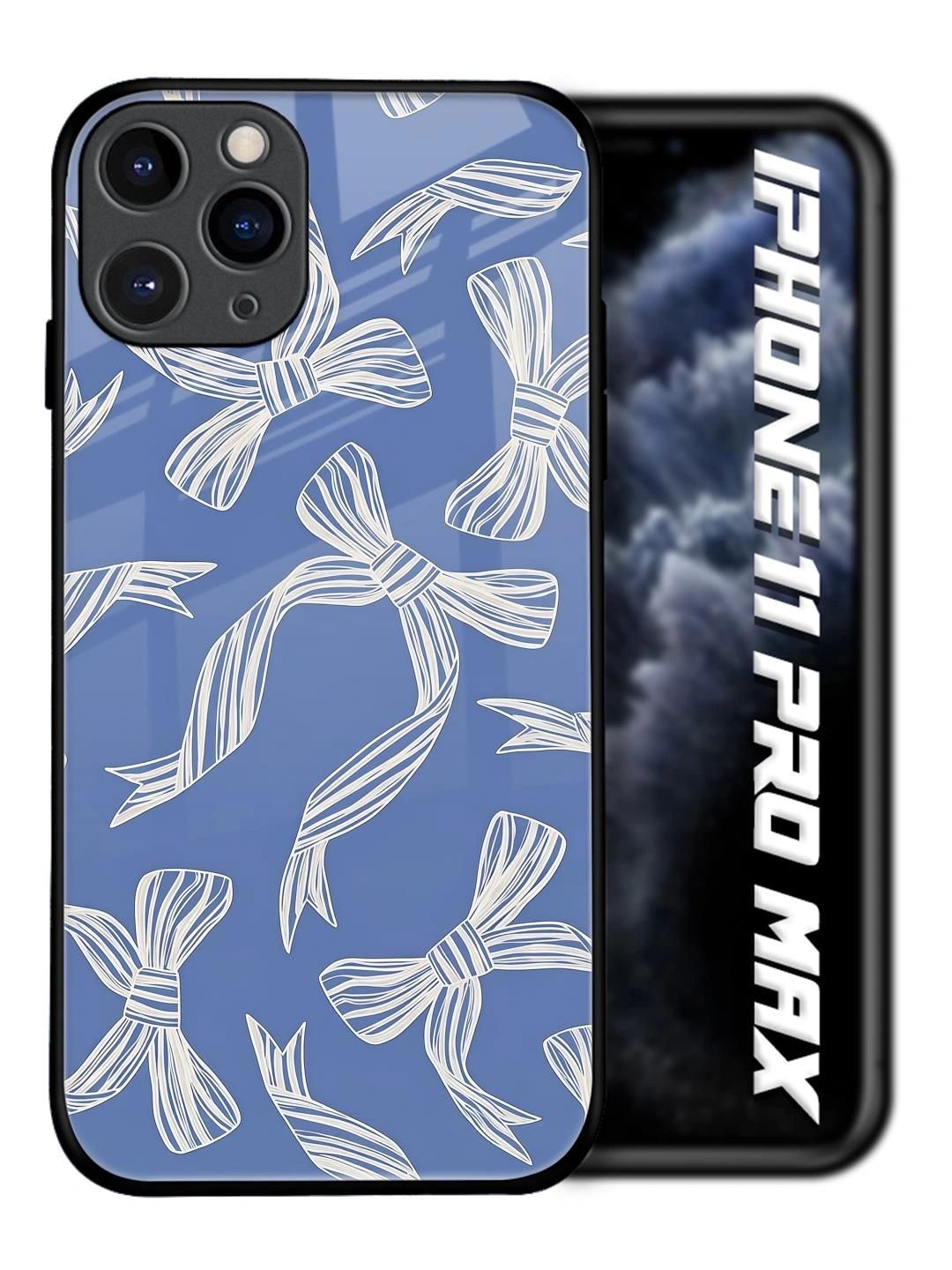 QRIOH Geometric Printed iPhone 11 Pro Max Back Case Mobile Accessories-image-28