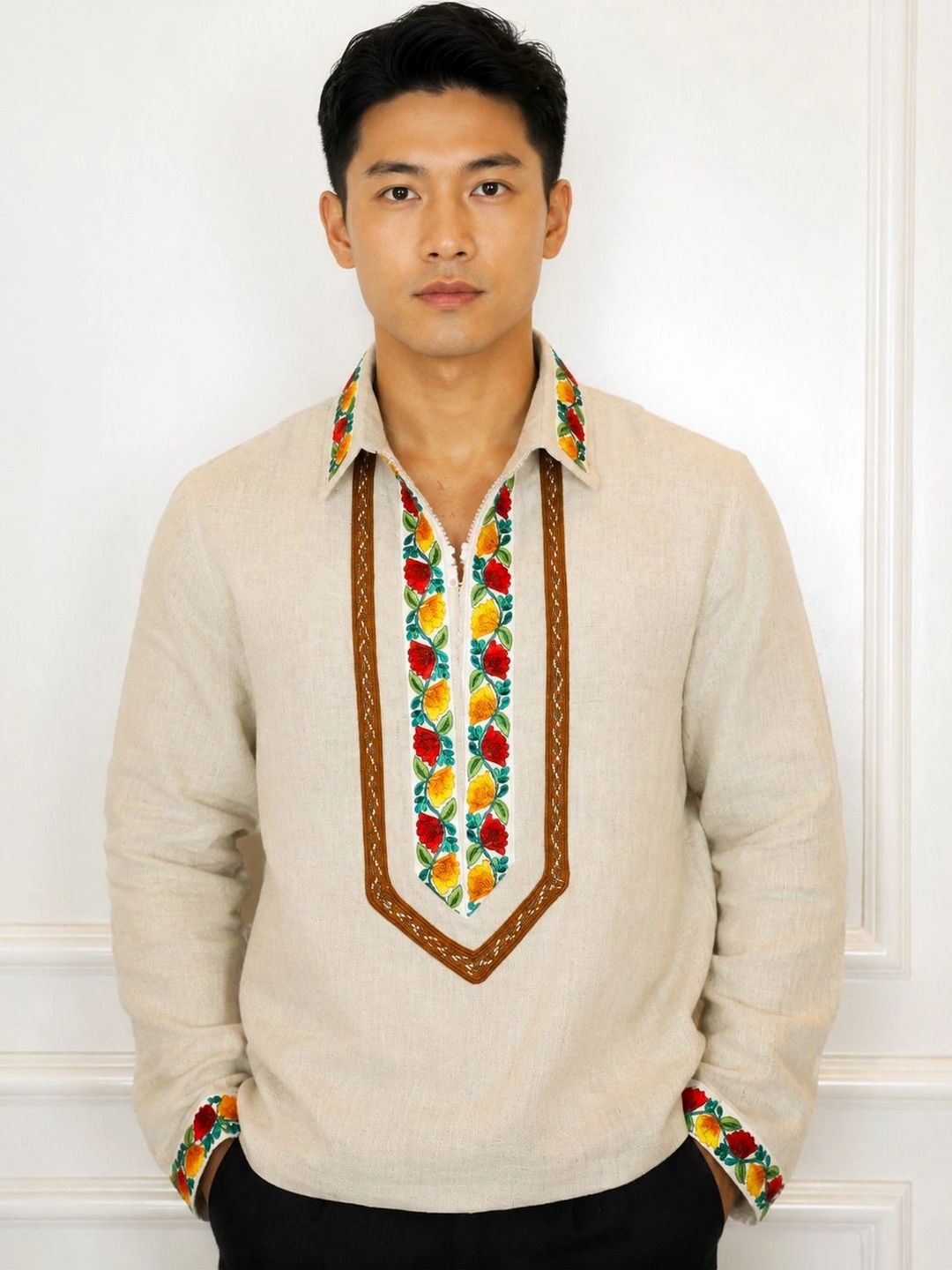 VELVIORE Men Comfort Floral Printed Casual Shirt-picture-25