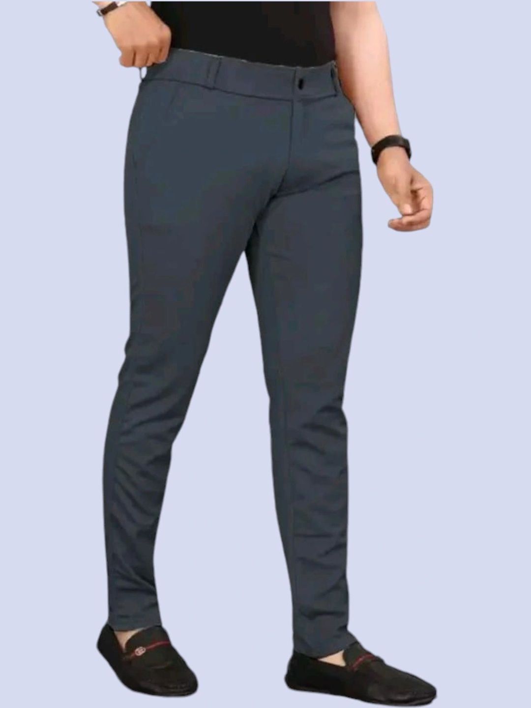 Nitya TrackP Men Smart Slim Fit Trousers-picture-51