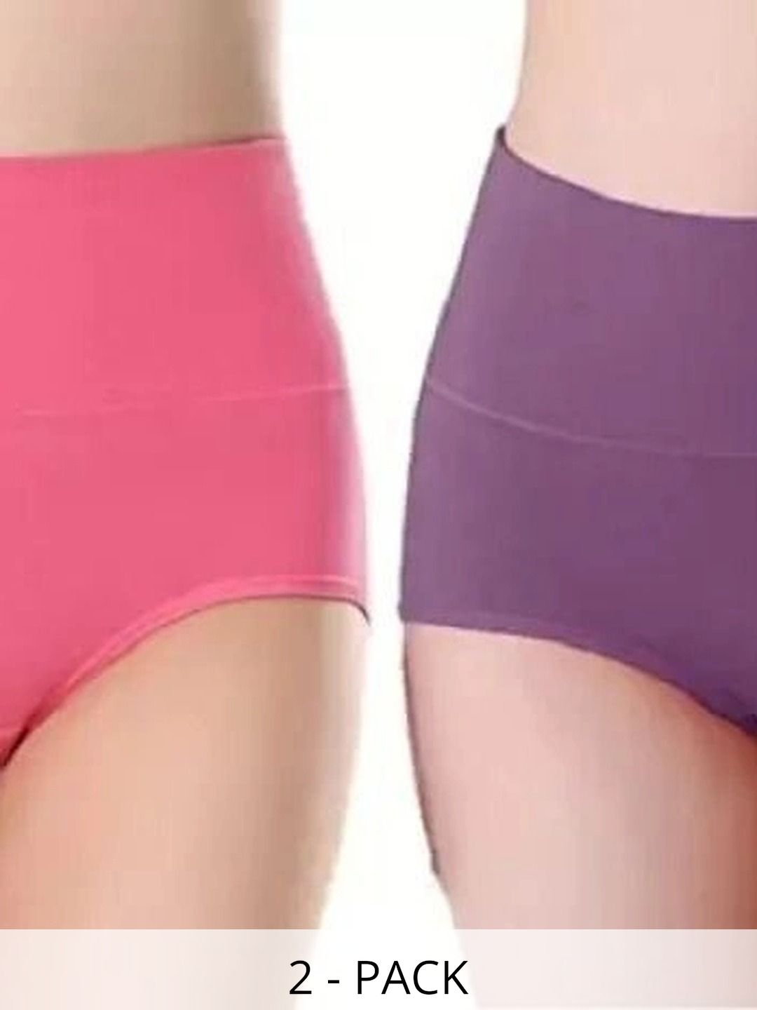 Bebron Women Pack of 2 Assorted Basic Briefs-picture-14