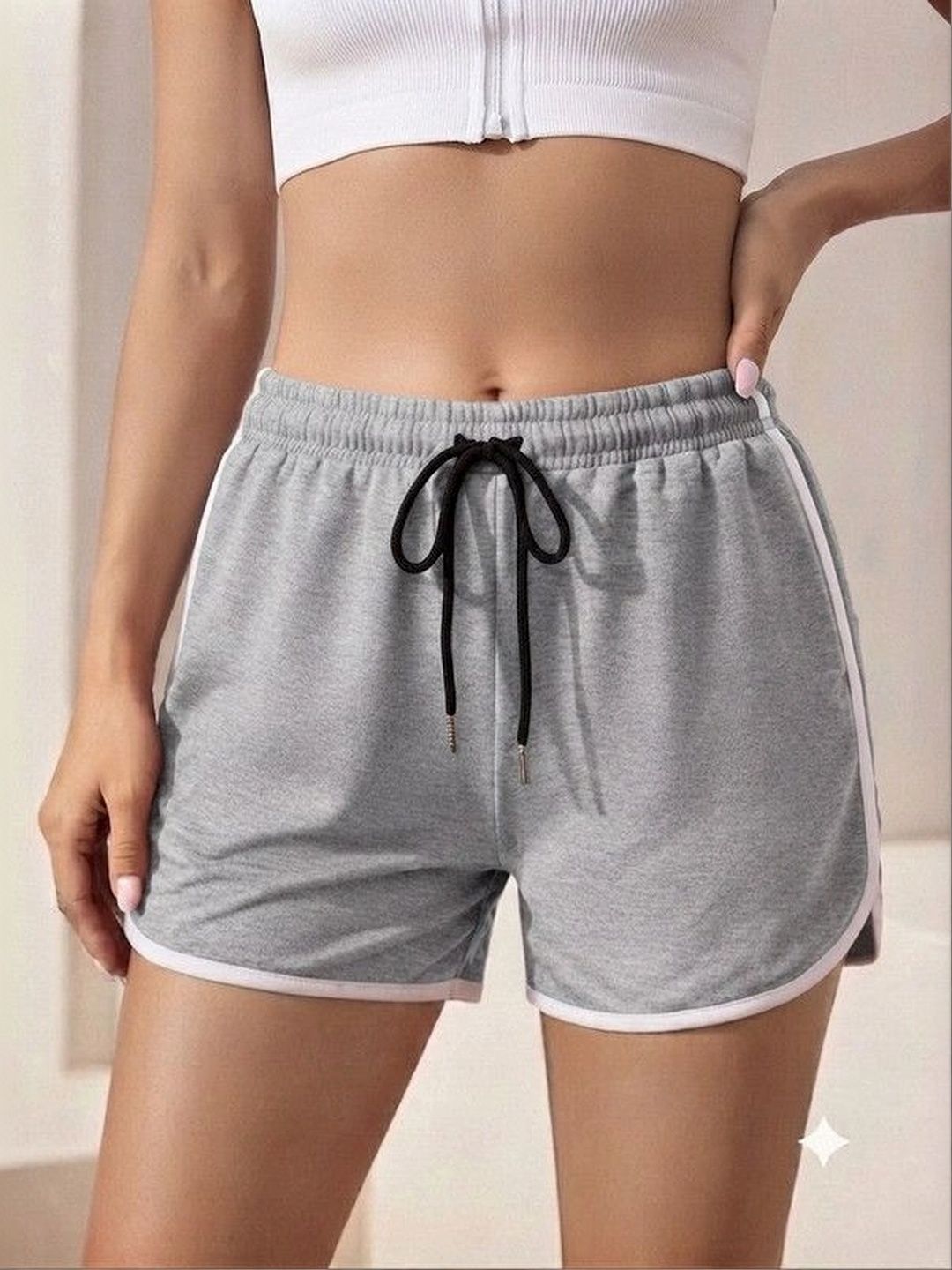 UNFLD Women High-Rise Training or Gym Shorts-picture-16