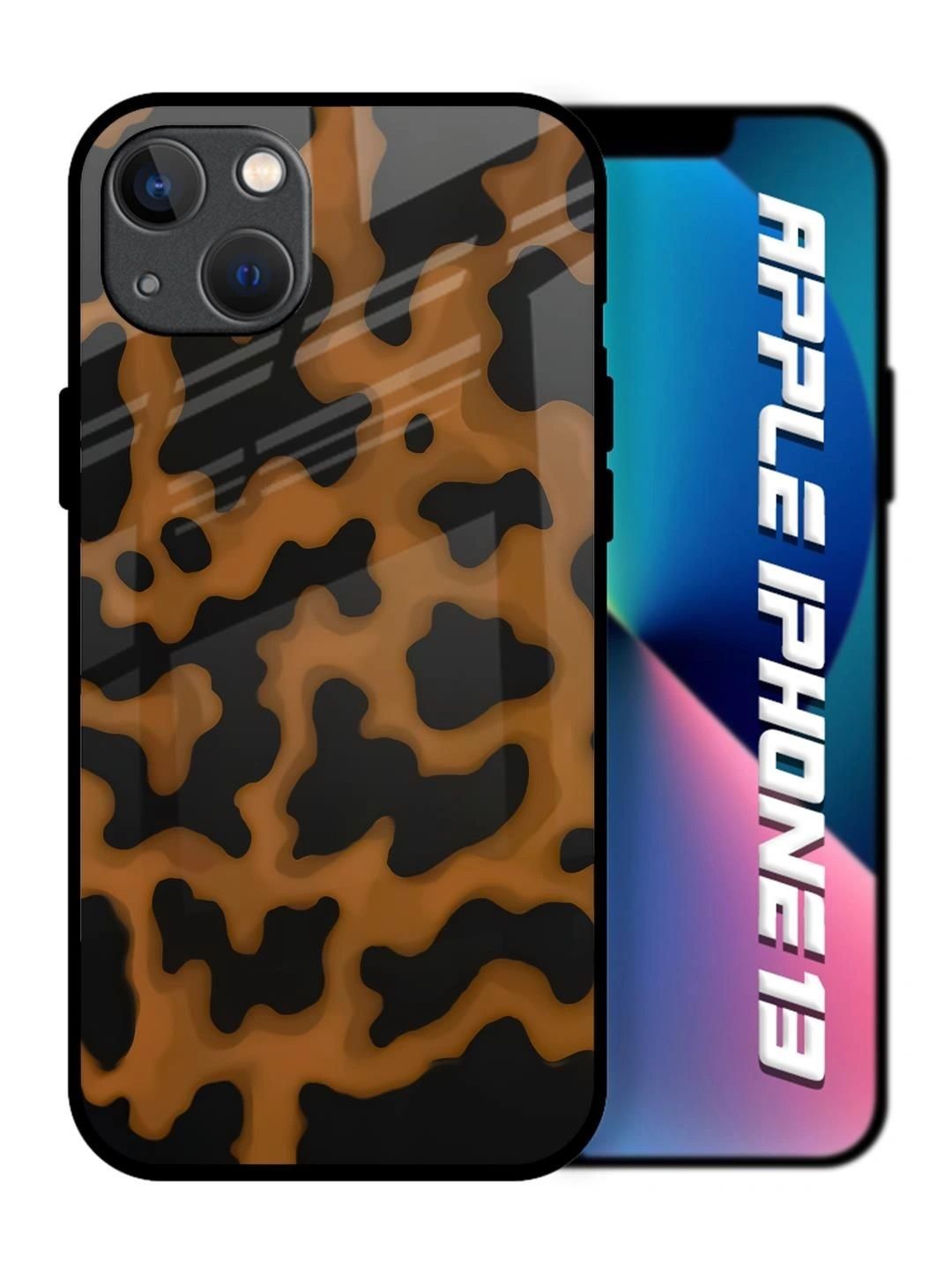 QRIOH Abstract Printed iPhone 13 Back Case Mobile Accessories-picture-28
