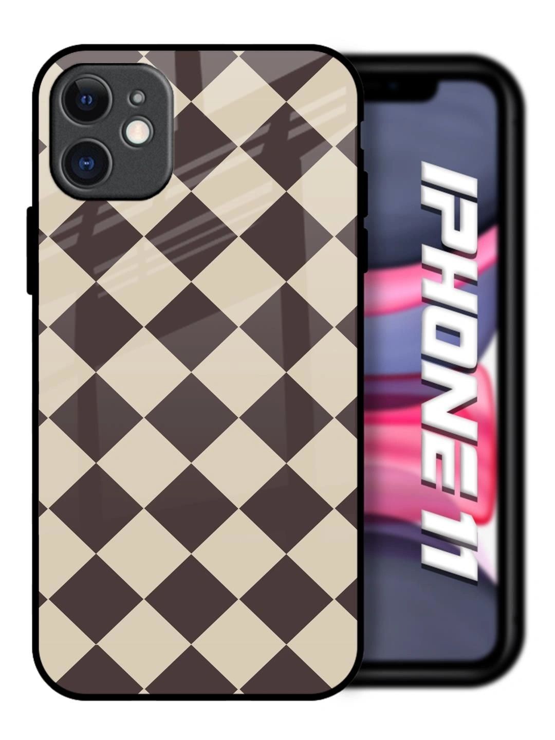 QRIOH Geometric Printed iPhone 11 Back Case Mobile Accessories-picture-36