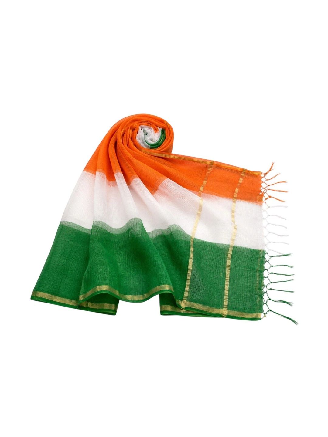 Leheriya Colourblocked Dupatta-picture-20