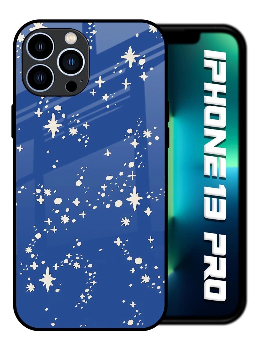 QRIOH Abstract Printed iPhone 13 Pro Back Case Mobile Accessories-image-28