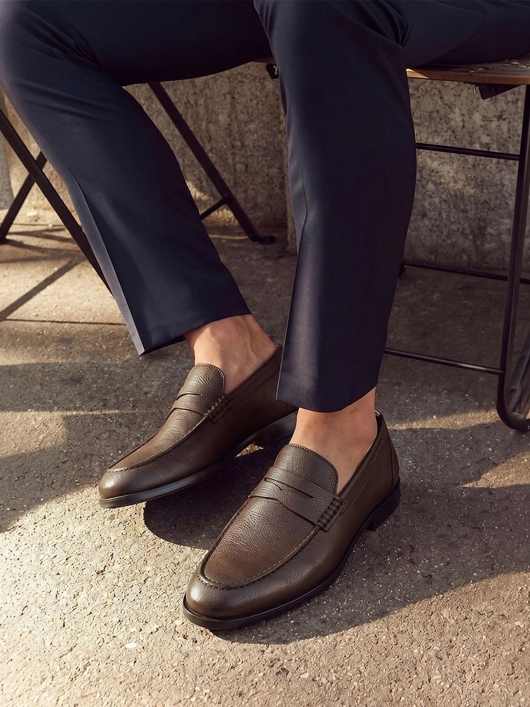 Van Heusen Men Leather Loafers-picture-16
