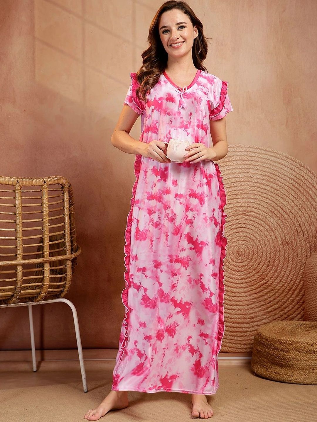 DressBerry Printed Maxi Nightdress-picture-49