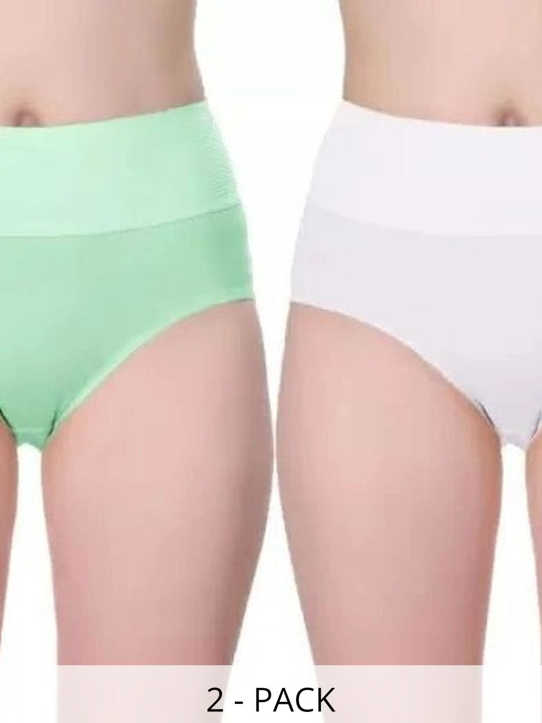 Bebron Women Pack of 2 Assorted Basic Briefs-picture-33