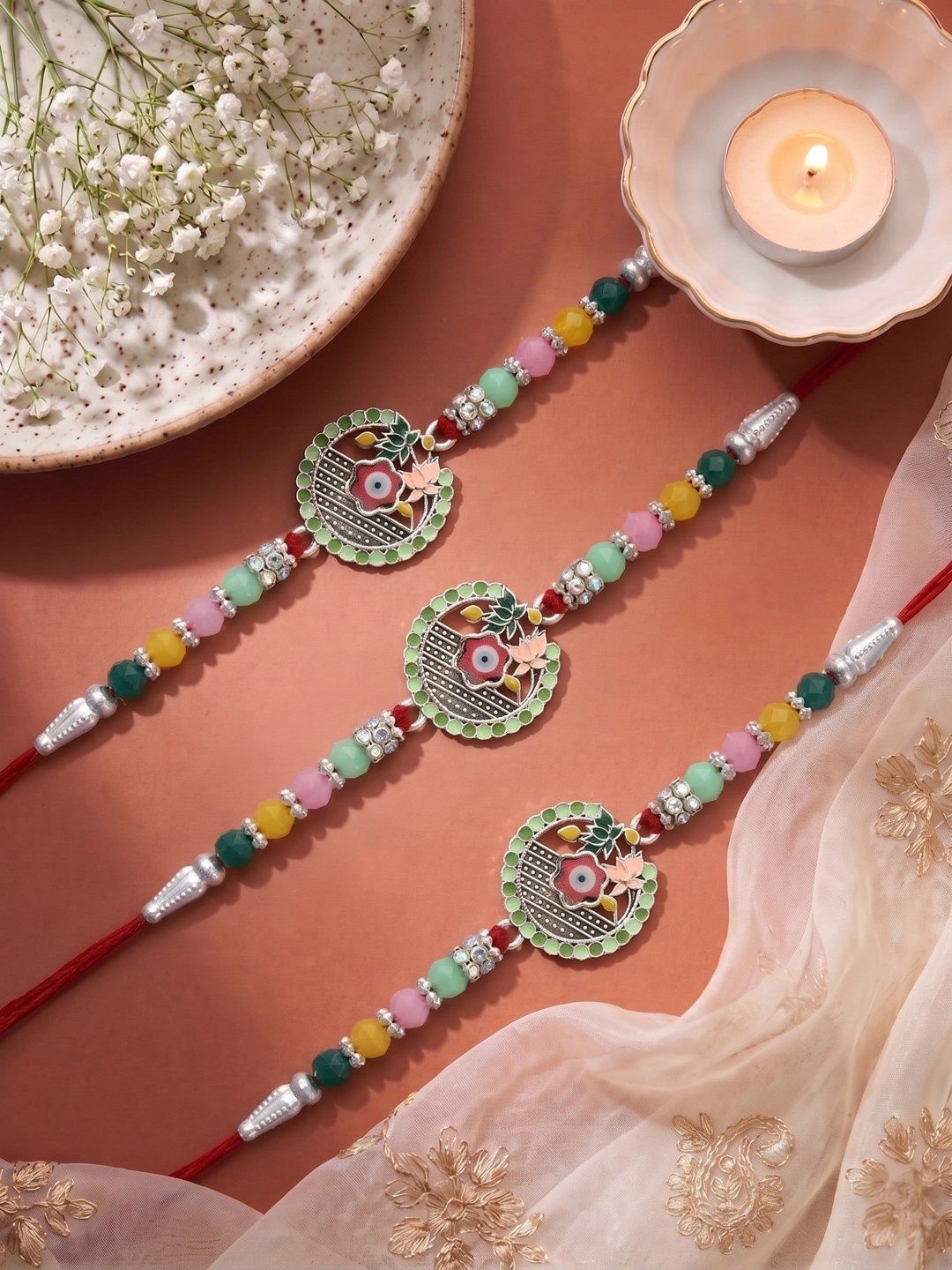 MEIRA JEWELLERY Thread Rakhi-image-10