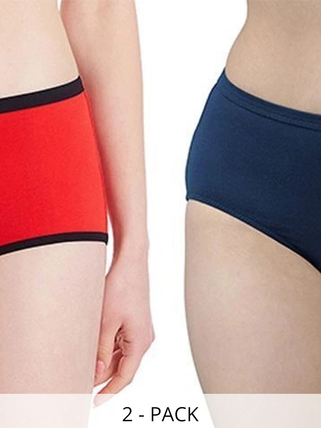 Bebron Women Pack of 2 Assorted Cotton Period Briefs-picture-23