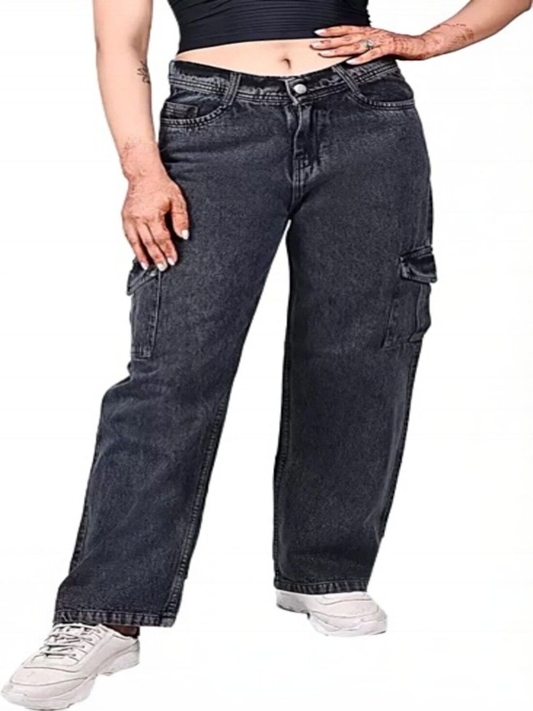 Riacult Women Narrow Flared High-Rise Stretchable Jeans-picture-46