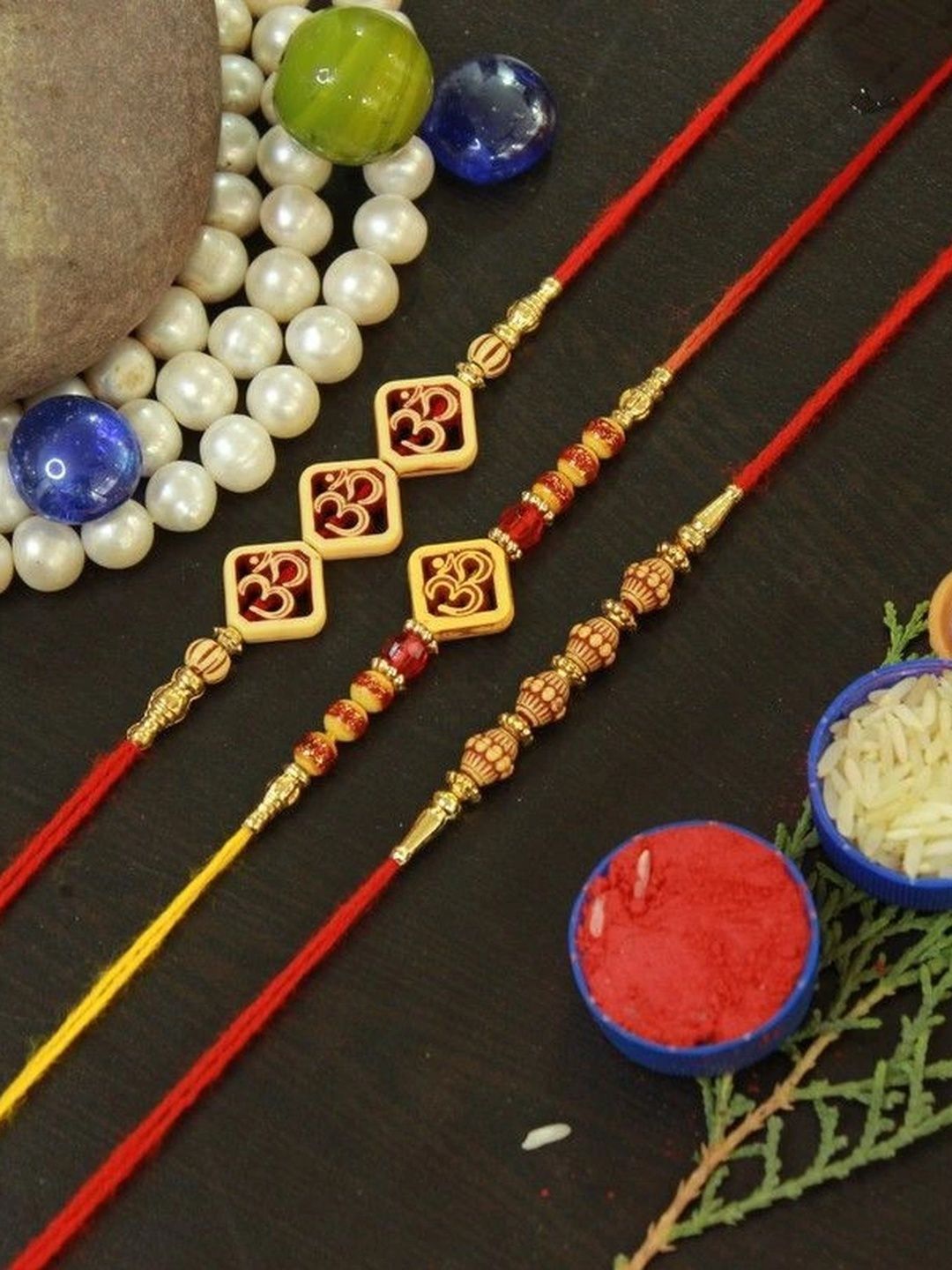 Sangria Thread Rakhi-picture-34