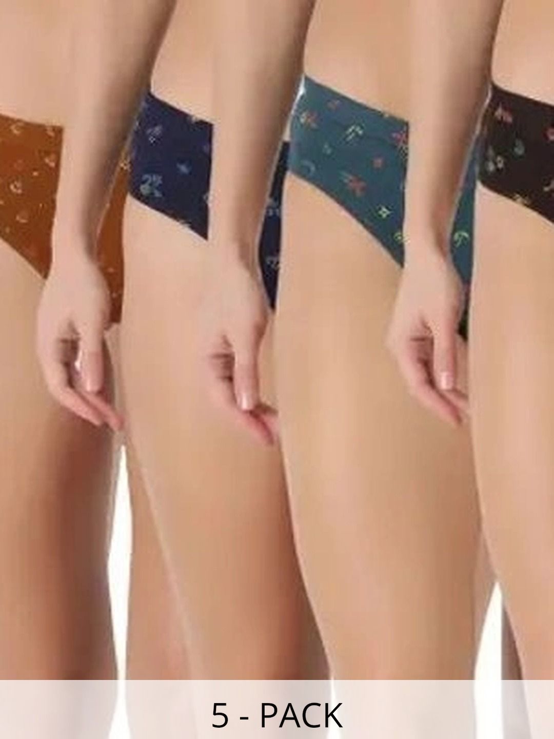 Bebron Women Pack of 5 Printed Assorted Bikini-picture-56