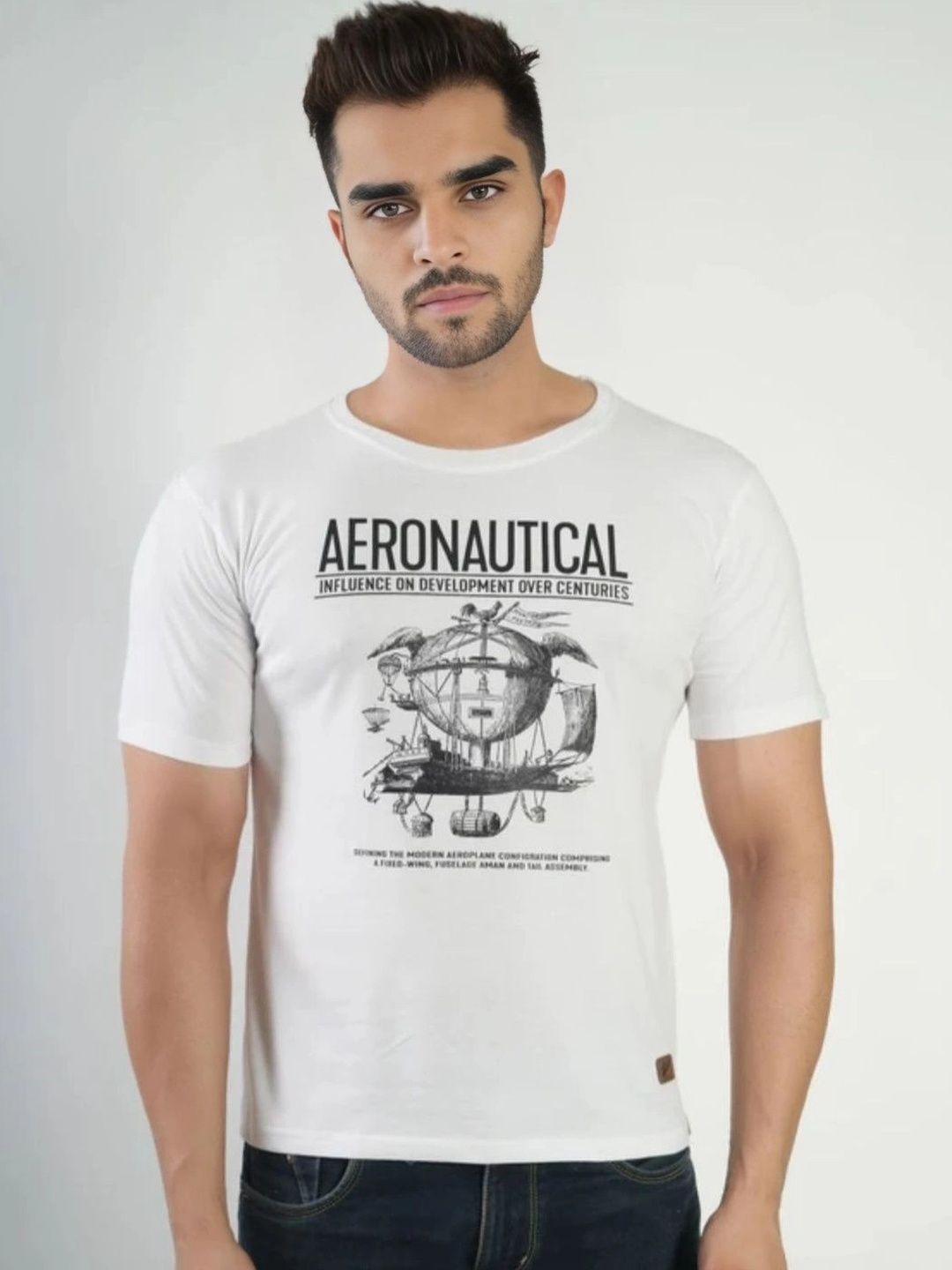 FLORA SHINE Men Printed Bio Finish T-shirt-picture-48
